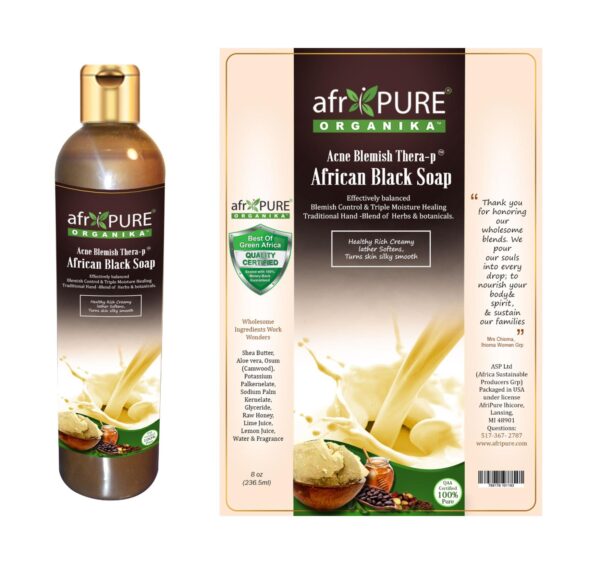 Liquid African Black soap